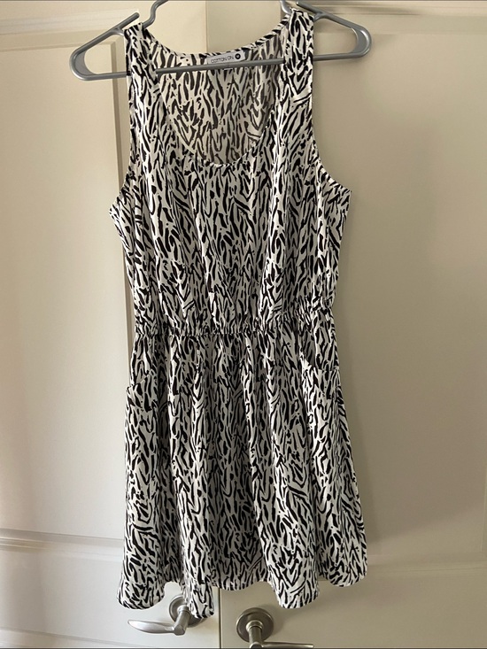 Cotton On Dresses & Skirts - Cotton On Black and White Animal Print Mini Dress